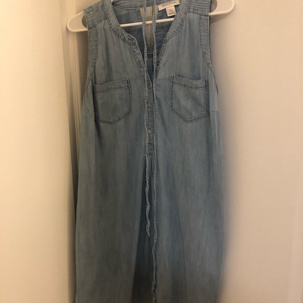 Denim Maternity Dress